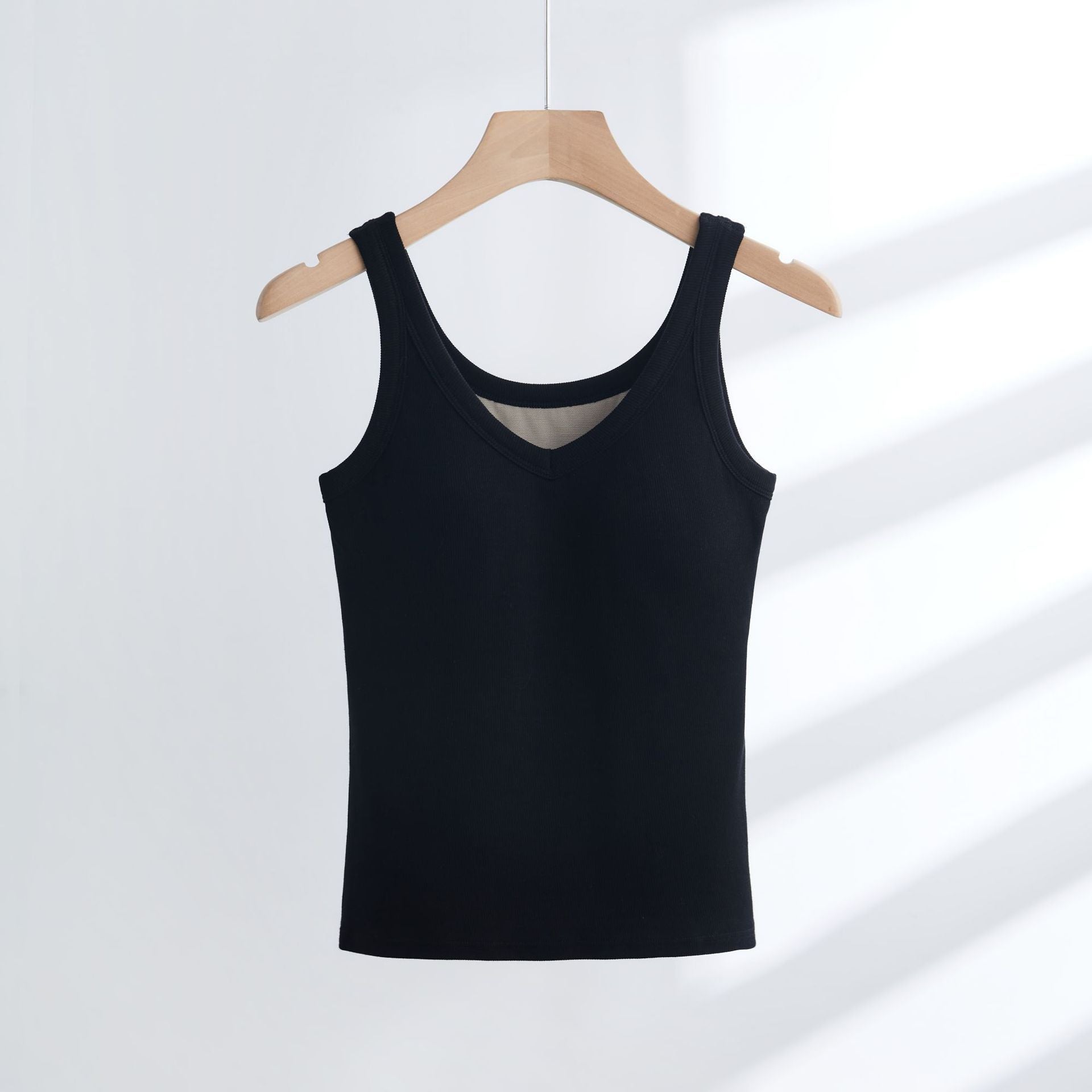 Spring New Cotton Padded Strap Top