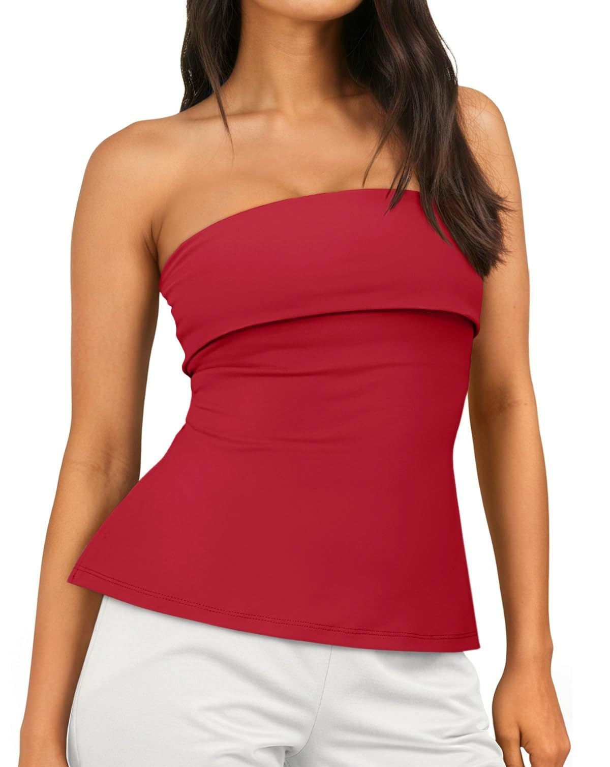 Women's Tube Top Off-shoulder Backless Cute