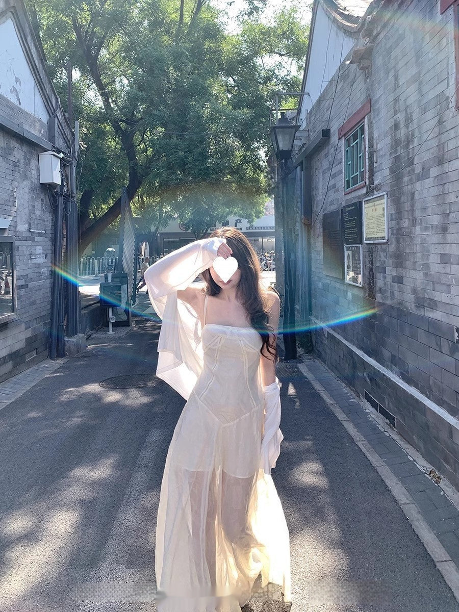 Printed Women's Fairy Waist Dress