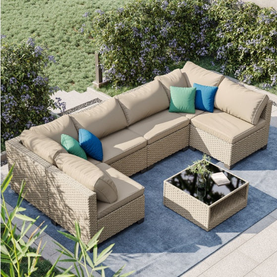 Patio Sofa Furniture Set