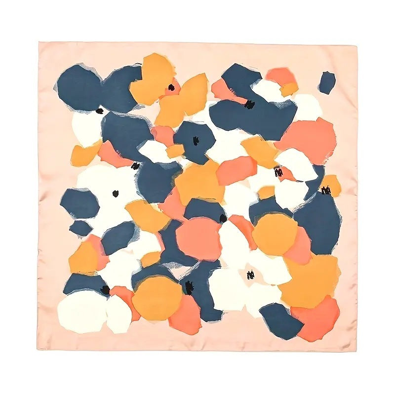 Silk Scarf Square Scarf High Sense Korean Style Fashion All-matching