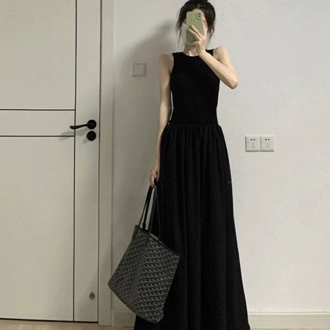 Waist Slimming Mid-length A- Line Women Dress