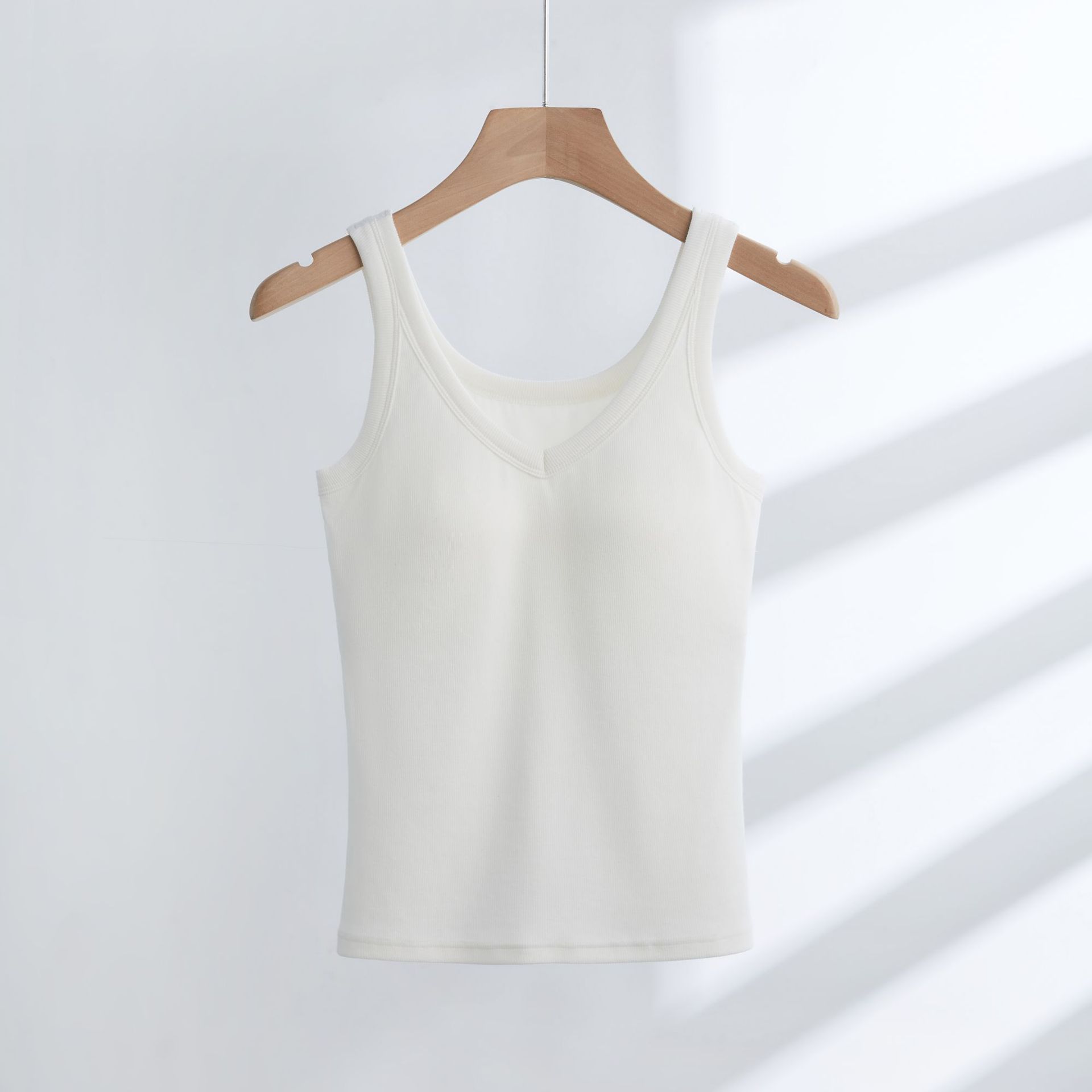 Spring New Cotton Padded Strap Top