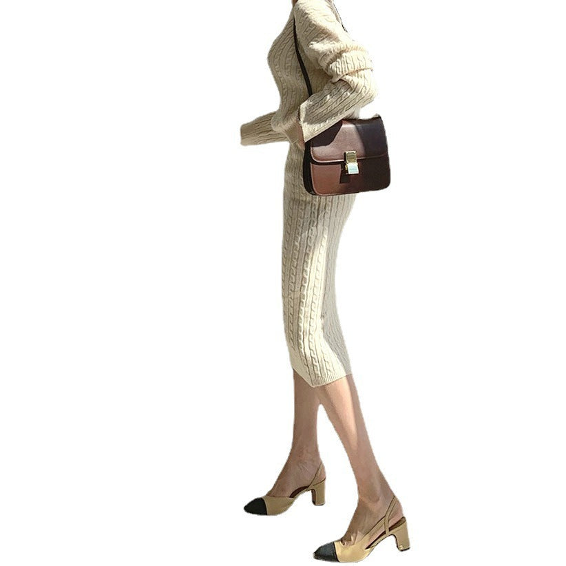 Knitted Dress Sweater Women