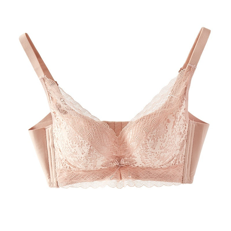 Women's Silk Lace Underwear Without Wire Accessory Breast Push Up